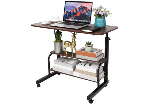 Computer Desk Laptop Table with Wheel