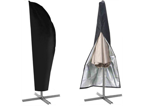 Outdoor Parasol Banana Umbrella Cover - Available in Three Sizes & Option for Two-Pack
