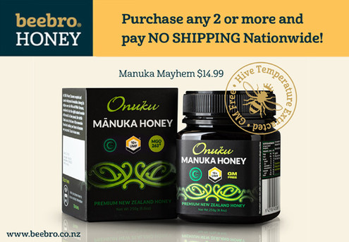 Beebro Honey Mayhem Offer - Buy Any Two or More & Pay No Shipping Nationwide