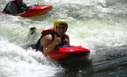 $75 for a White Water Sledging Trip Down the Kaituna River incl. Adventure Photo Pack & Shuttle Transfers Pick-Up & Drop-Off – Options for One, Two, Four or Six People (value up to $924)