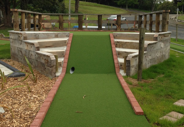 $8 for 18 Holes of Mini Golf for All Ages incl. a Coffee, Hot Chocolate or Cold Drink (value up to $16)