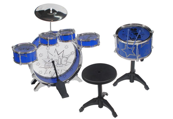 $30 for a Kid's Jazz Drum Music Play Set Big Band Toy Kit