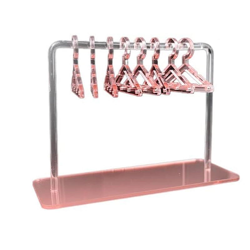Acrylic Earring Hanging Display Rack Stand with Hanger - Five Colours Available
