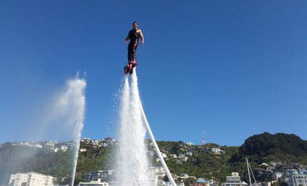 From $99 for a Flyboard or Hoverboarding Experience, incl. a $20 Return Voucher - Options for One or Two People