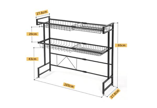 Adjustable Dish Drying Rack - Two Sizes Available