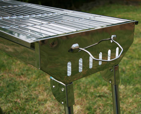 $79 for a Stainless Steel Charcoal BBQ and Grill Set