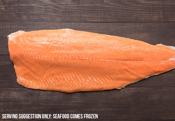$125 for 10kg of Premium Large Frozen NZ Salmon Fillets, Skin On, Pin Bone In (value $289.50) - Pick-up Only