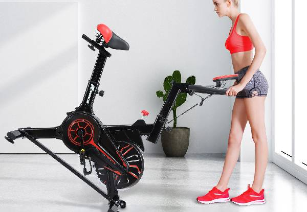 Indoor Exercise Stationary Bike with Tablet Mount