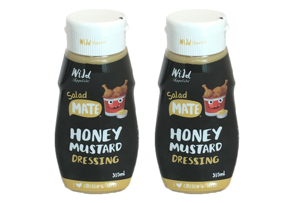 $6.90 for Two Bottles of Salad Mate Honey Mustard Dressing (value up to $11.50)