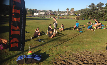 $59 for Five Weeks of Outdoor Fitness Bootcamps - up to Three Sessions Per Week, 15 Locations Auckland-Wide (value up to $160)