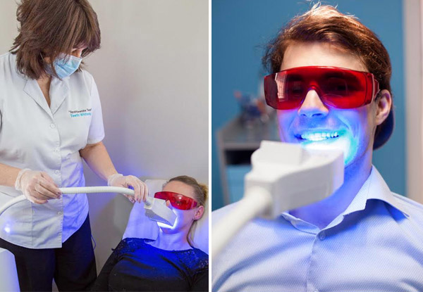 $149 for a Consult, One-Hour Laser Teeth Whitening, & a $50 Return Voucher, or $199 to incl. a Maintenance Kit (value up to $724) – Palmerston North