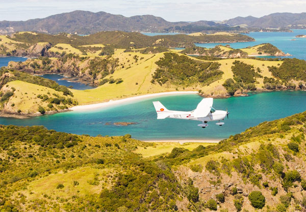 $270 for a 45-Minute Scenic Flight Over The Bay Of Islands for up to Three People (Value up to $510)