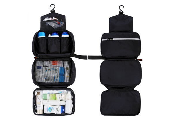 Multi-Functional Hanging Cosmetic Travel Bag - Five Colours Available