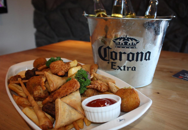 $35 for a Platter for Four People & a Bucket of Coronas - Valid Sevens Days from 11.00am