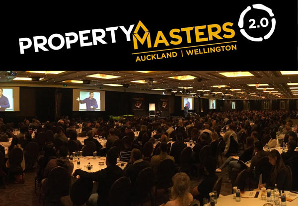 $29 for Two Tickets to 'Property Masters’ Property Investment Event on 7th May in Wellington incl. $75 GrabOne Credit & Three Bonus Gifts (value up to $485.95)
