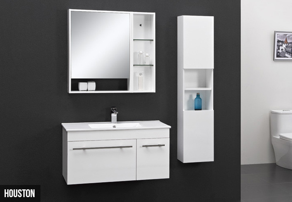 From $299 for a Wall Hung Bathroom Vanity – Five Styles Available