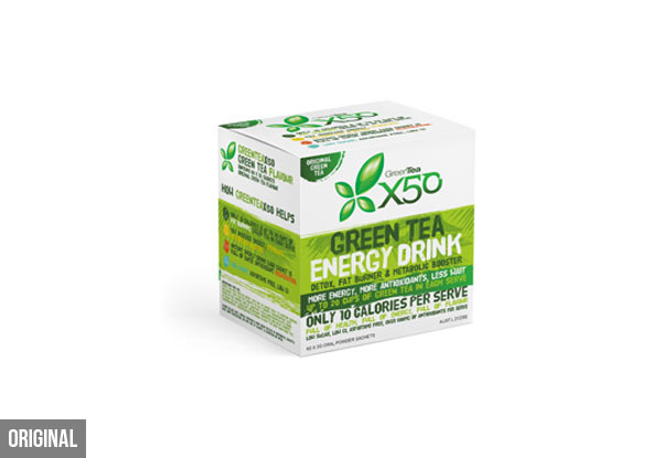 $59 for 60 Sachets of Greentea X50  - Available in Seven Flavours
