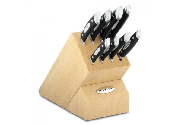 $319 for a Scanpan Classic Forged Nine-Piece Knife Block Set (value $699)