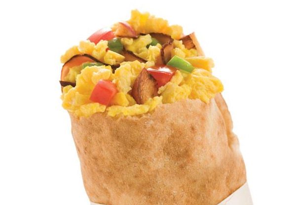 $9 for an All Day Breakfast Pita & a Regular Coffee (value up to $16.70)