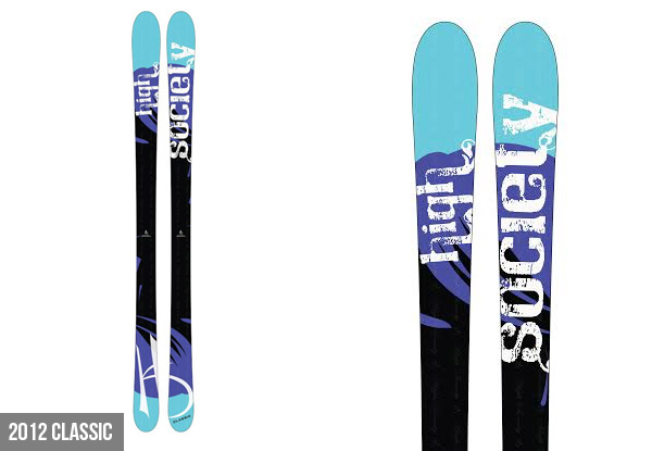 $219 for a Set of 2011 / 2012 Season High Society Skis with Free Shipping