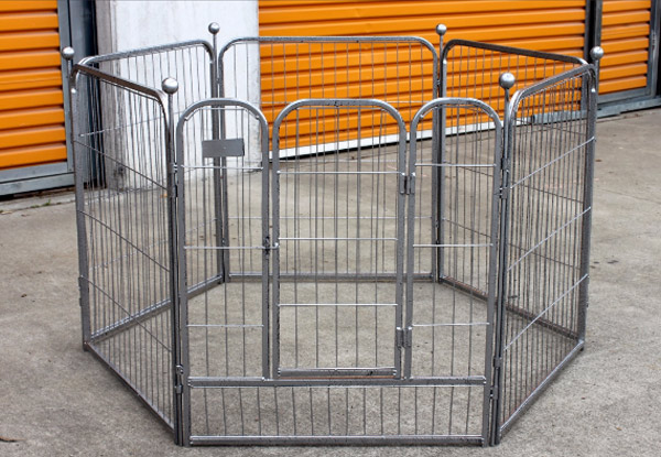 $75 for a Large Heavy Duty Dog Pen Enclosure, or $125 for an Extra Large Sized Dog Pen