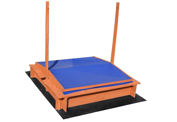 $159 for a Wooden Sandpit with Canopy