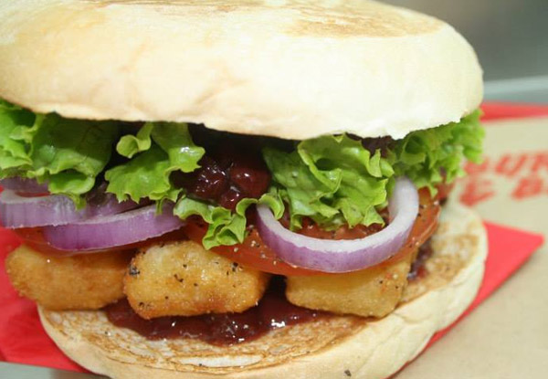 $13.50 for Two Regular Burgers, or $18 for Two Super Burgers (value up to $36)
