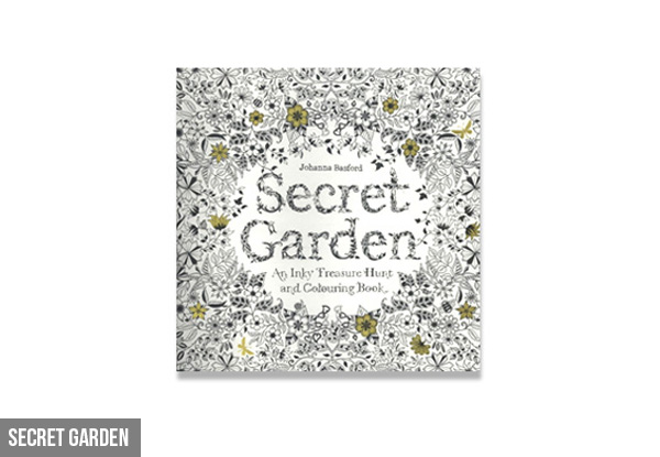 $20 for Johanna Basford's 'Secret Garden' Adult Colouring Book