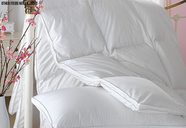 Winter Weight 600GSM Feather/Down Duvet - Four Sizes Available