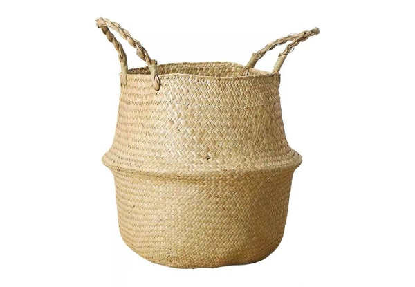 Seagrass Woven Flower Basket - Three Sizes Available
