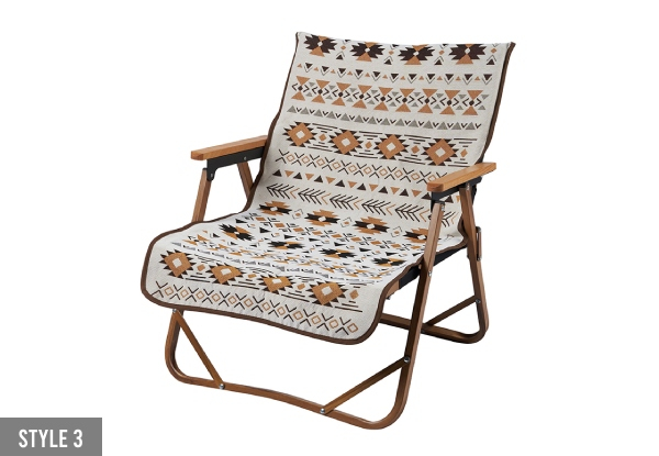 Camping Seat Chair Cover - Available in Five Styles & Option for Two-Pack