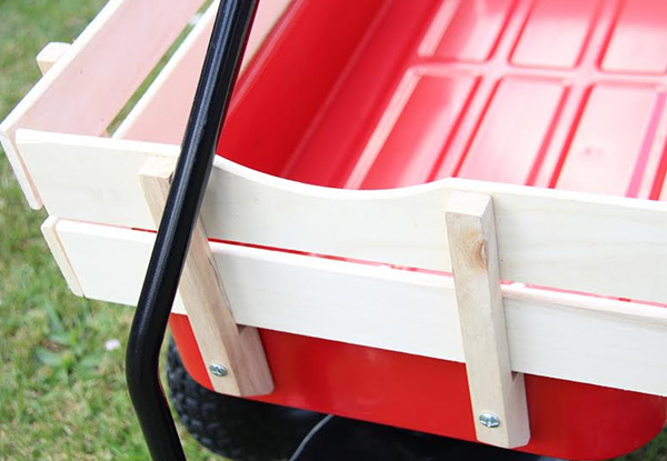 $109 for a Kids' Pull-Along Garden Cart with Wooden Panels