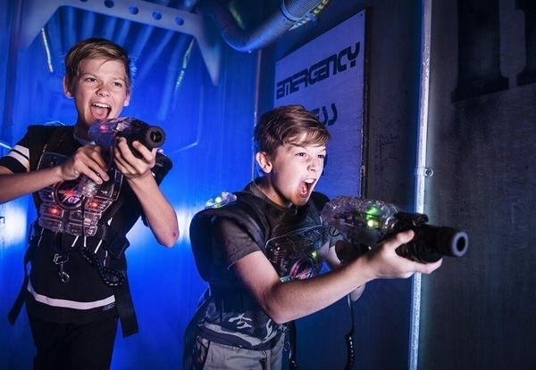 $15 for Three Laser Tag Games for One Person – Options for Six & Ten People Available (value up to $300)