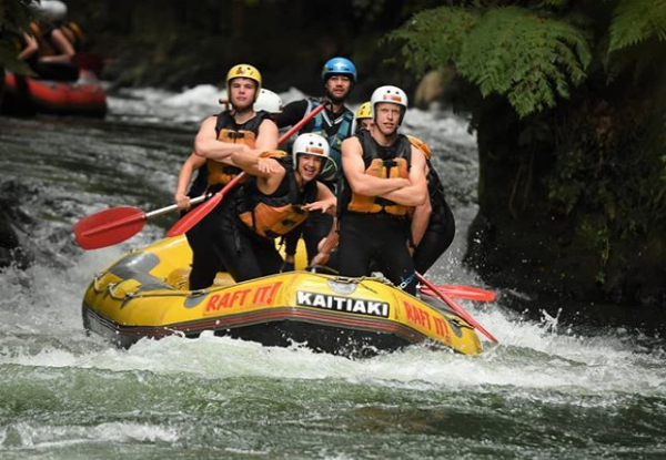 3.5-Hour Kaituna River White Water Rafting Experience for One Incl. Online Photo Pack - Options for up to Six People