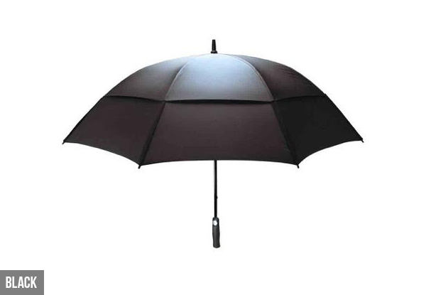 $25 for a Double Canopy Wind-Resistant Umbrella (value $49.99)