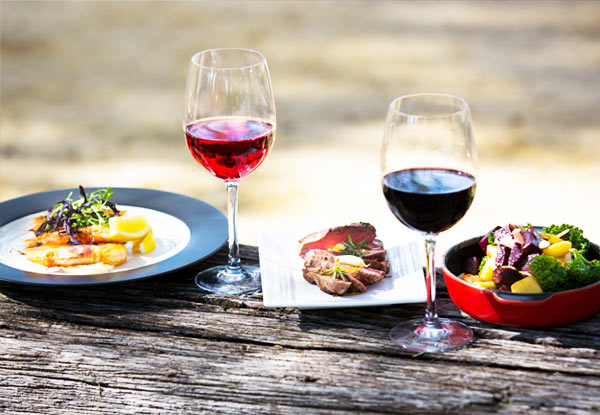 $35 for the Chef's Selection for Two People – Three Seasonal Plates & Two Glasses of Clearview Estate Wine (value up to $70.40)