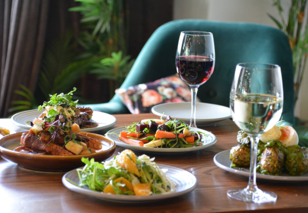 $60 Food & Beverage Voucher for Two People - Options for Up to Six People