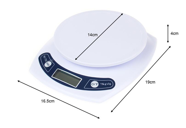 $12 for a Set of Digital Kitchen Scales - Max Capacity 7kg