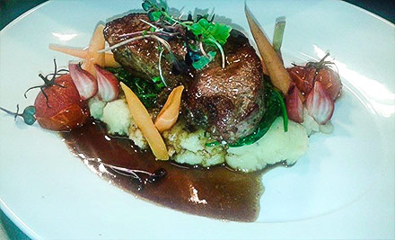 $55 for Two Hearty Mains and Two Glasses of Big Red Wine (value up to $87)