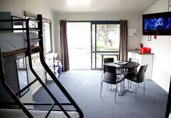 From $99 for a Two-Night Sunday - Thursday Cabin Stay on the Matakana Coast for Two People – Options for a Three-Night Stay