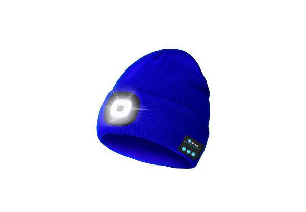 Bluetooth Music Knitted Hat with LED Lamp - Four Colours Available