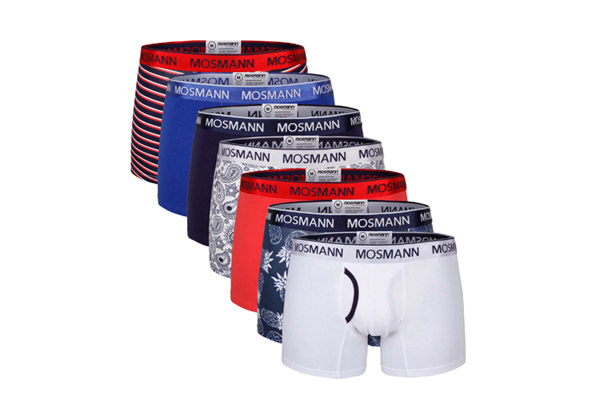 $69 for Seven Pairs of Mosmann Boxer Brief Underwear
