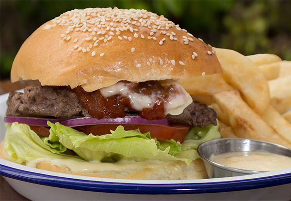 $10 for Two Gourmet Burgers for Lunch (value up to $20)