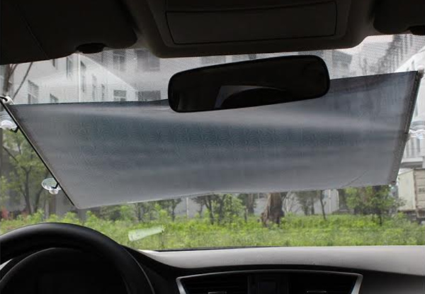 $8 for One Car Roller Sunshade or $15 for Two – Available in Silver or Black