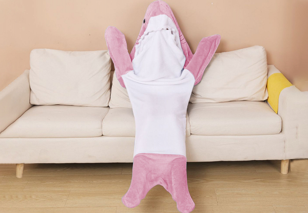 Shark Hoodie Blanket for Adults