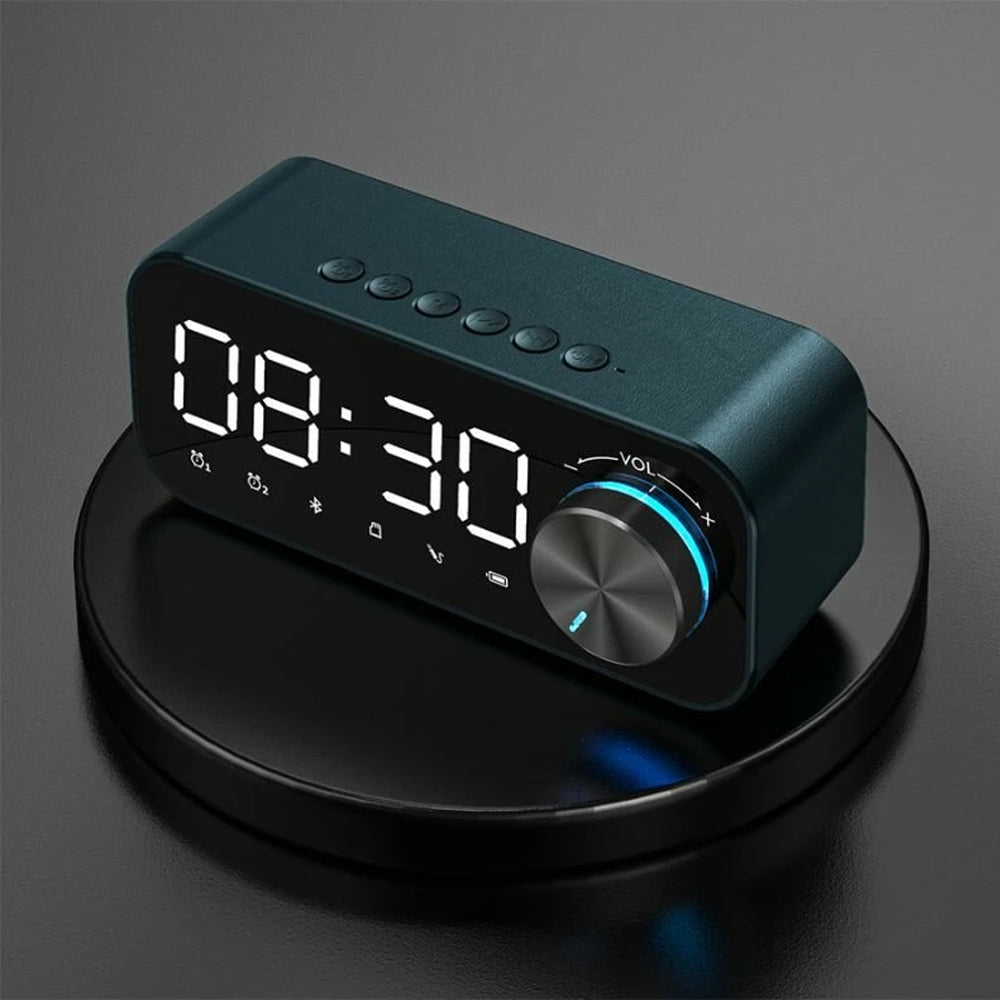 Digital Radio LED Alarm Clock & Speaker - Four Colours Available