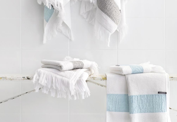 $69.95 for a Canningvale Positano Fringed Towel Four-Pack Including Urban Delivery (value $219.80)