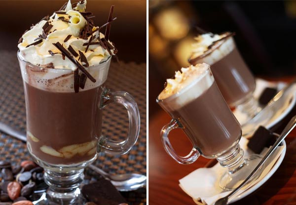 $23 for Two Hot Chocolates & Two Take Home Bags of Chocolate Rolled Cacao Beans