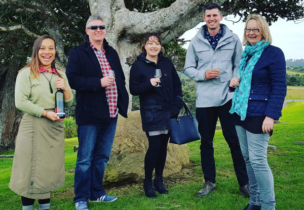 From $350 for a Four-Hour D'Vine Waiheke Tasting Tour for Four People incl. Stops at Three Wineries & Wine Tasting – Options for up to Ten People Available (value up to $1,290)