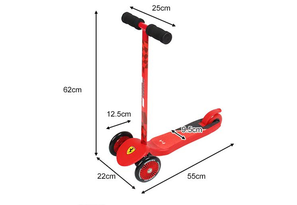 $39 for a Ferrari 3-Wheel Kick Scooter – Available in Two Colours